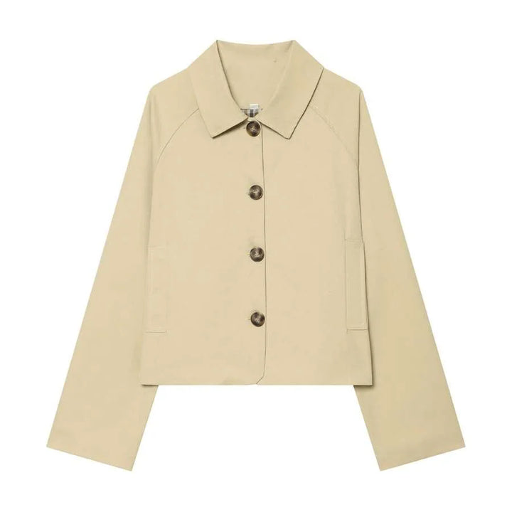 Jacket met knopen en ruit