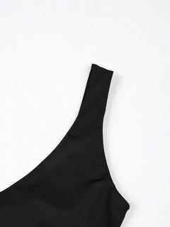 Bodysuit met diepe V-hals
