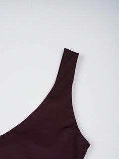 Bodysuit met diepe V-hals