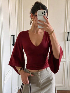 Slim fit crop top