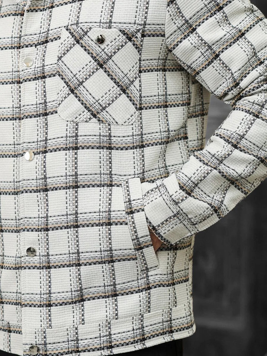 Bomberjack met collared neckline