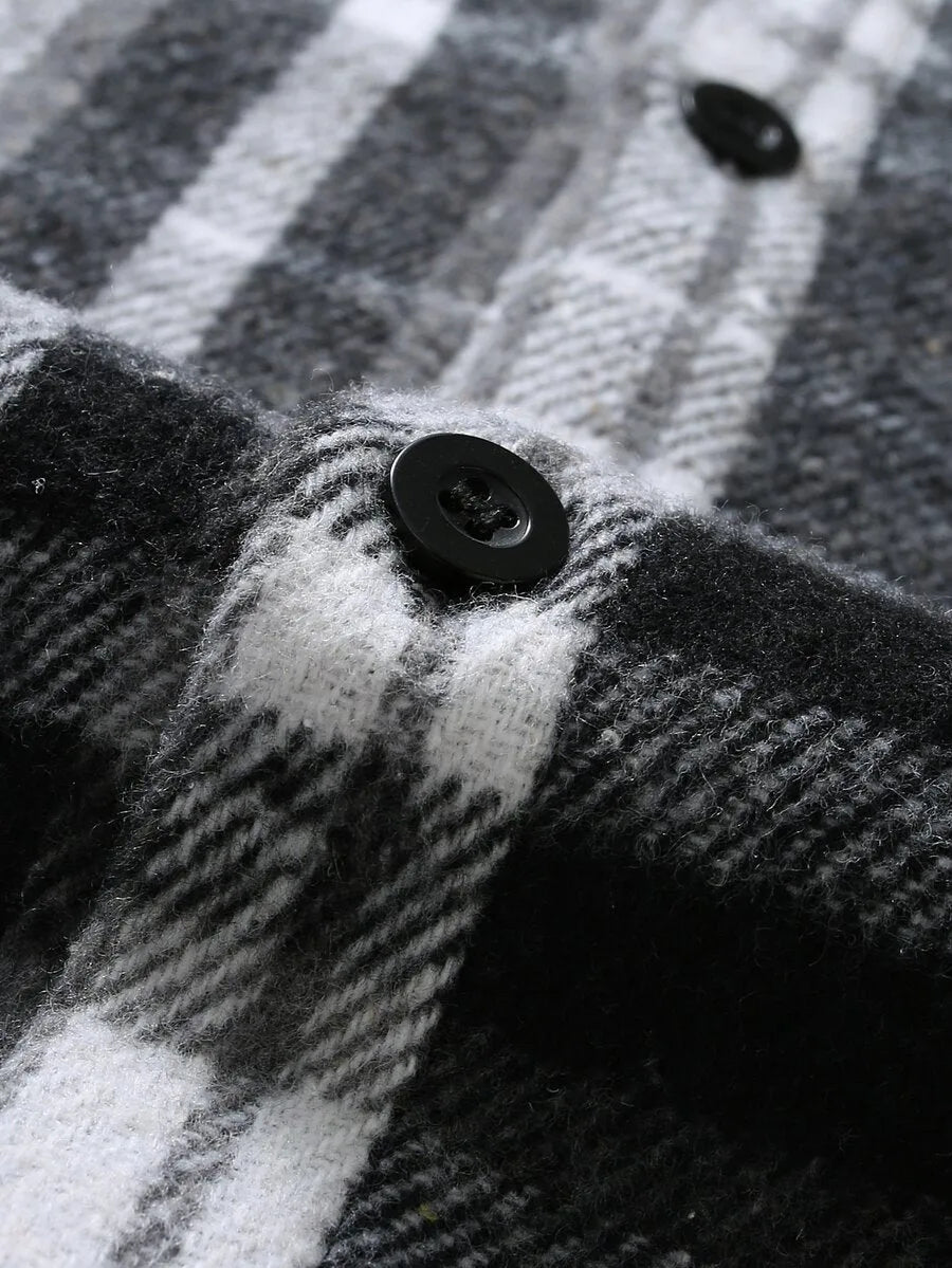 Overshirt met plaid patroon