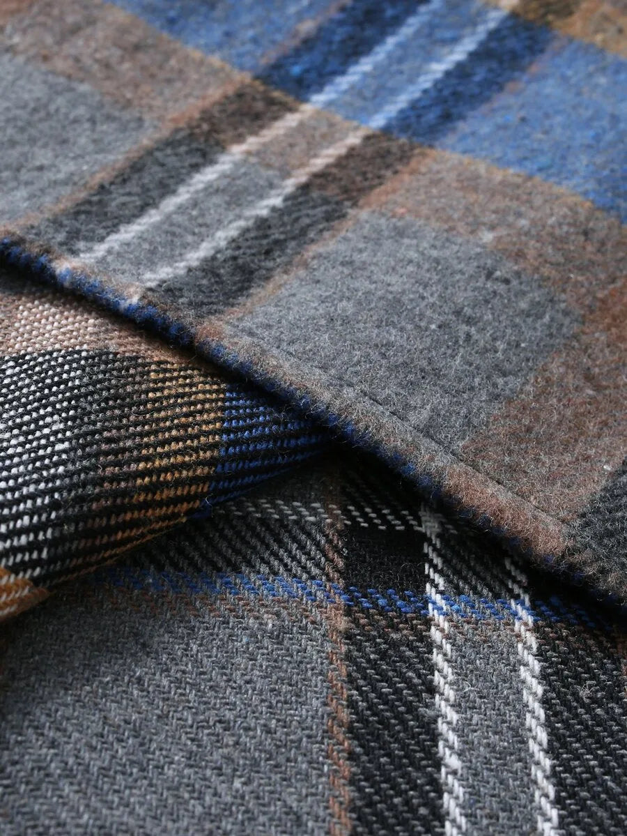 Overshirt met plaid patroon