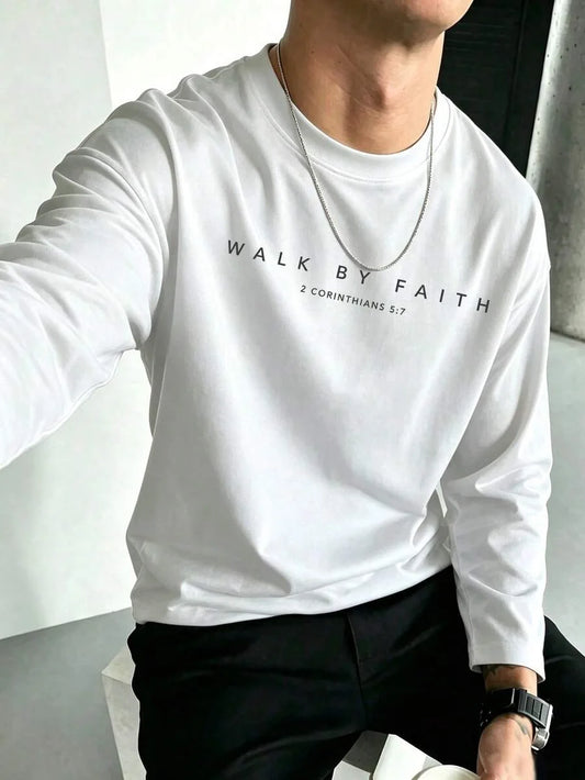 Longsleeve met letterprint