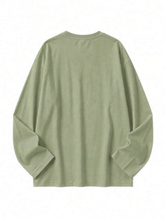 Oversized T-shirt met lange mouwen