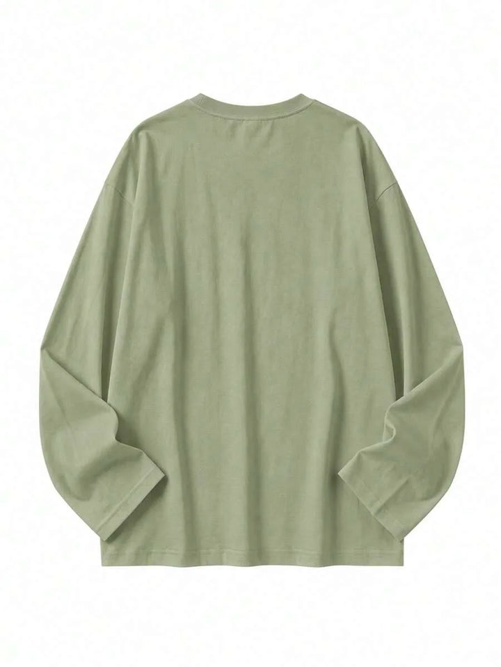 Oversized T-shirt met lange mouwen