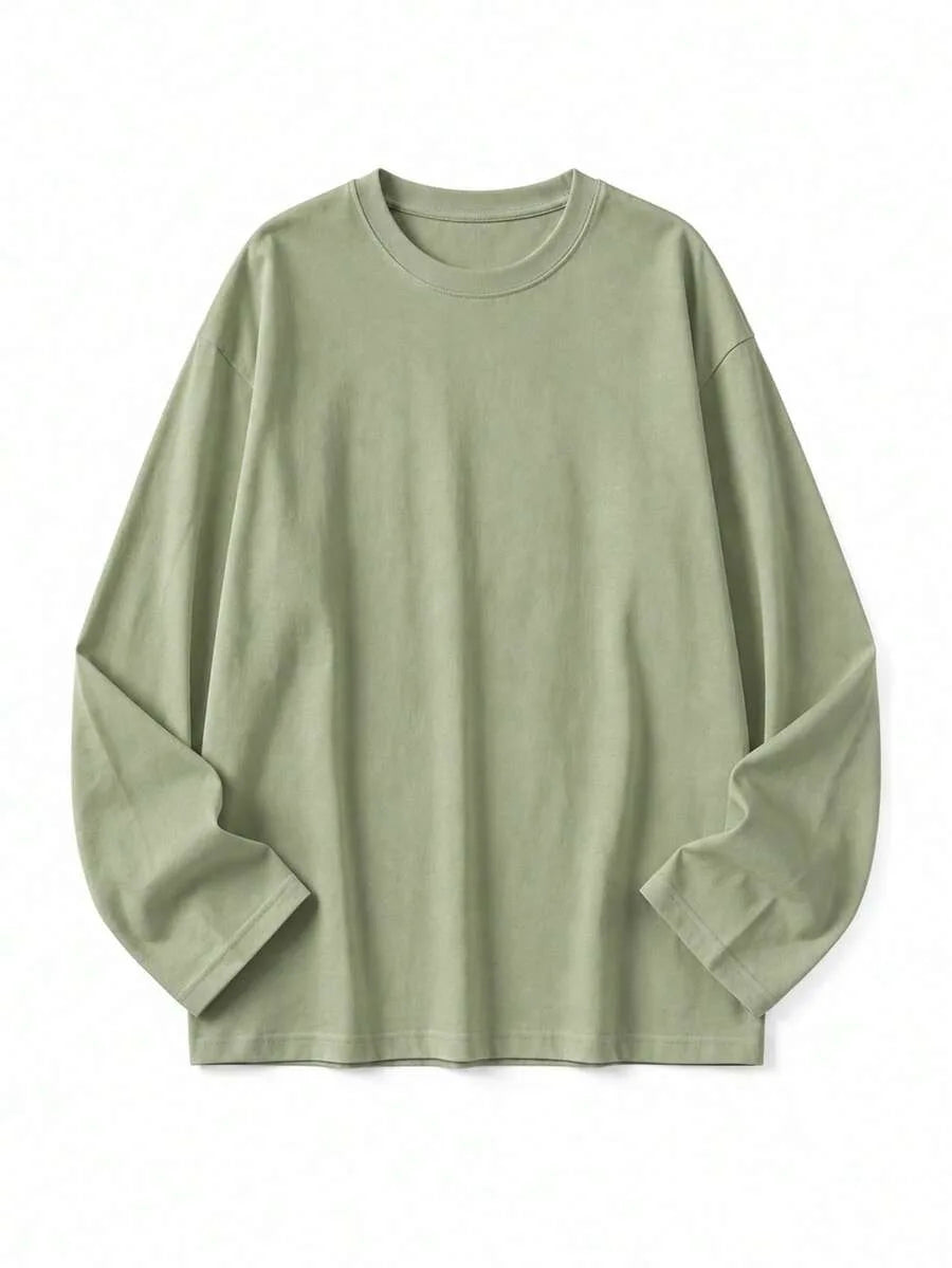 Oversized T-shirt met lange mouwen