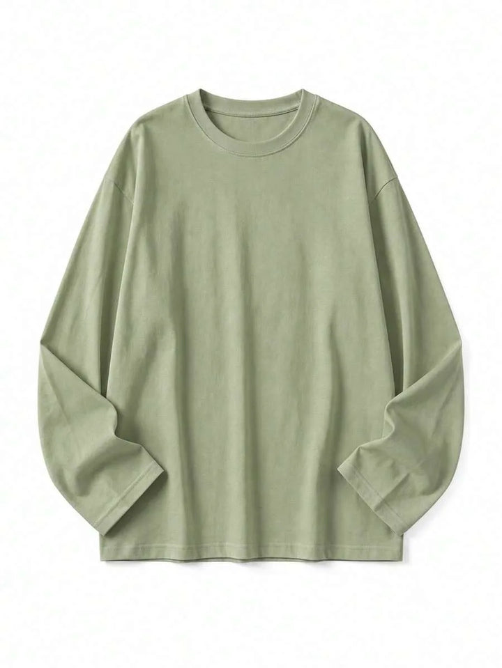 Oversized T-shirt met lange mouwen