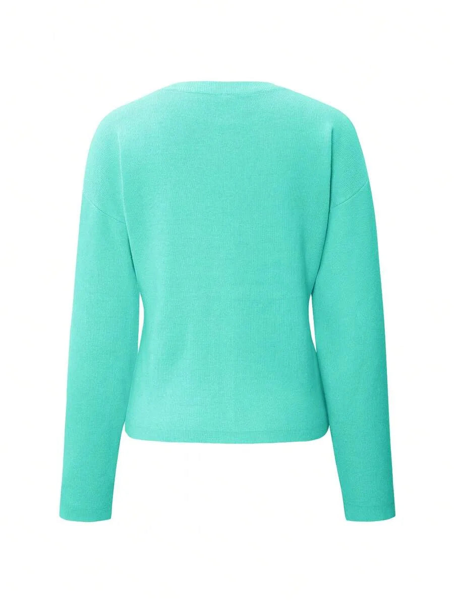 Cardigan met knopen en lange mouwen