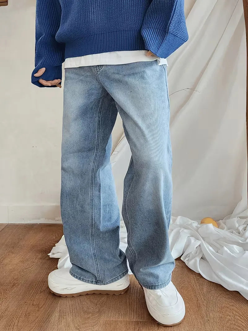 Loose fit jeans met vijf-pocket design