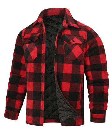 Overshirt met quilted lining