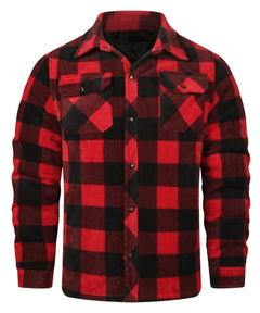 Overshirt met quilted lining