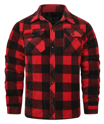 Overshirt met quilted lining