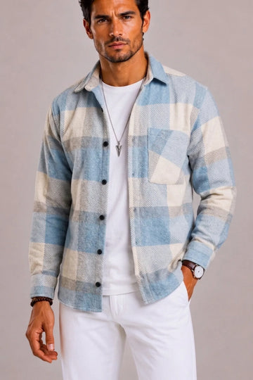 Casual overhemden met mandarin collar
