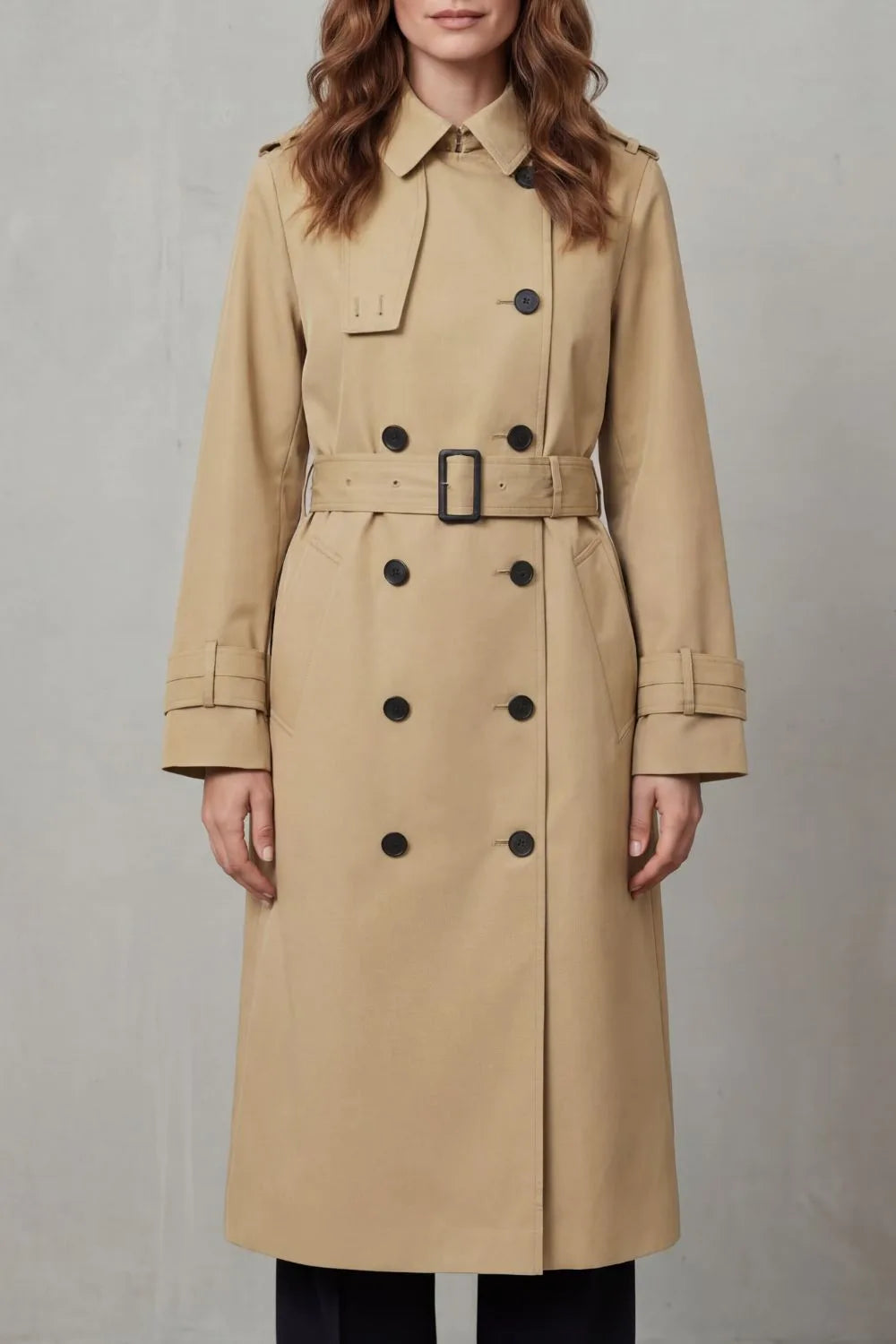 Trench coat met ceintuur