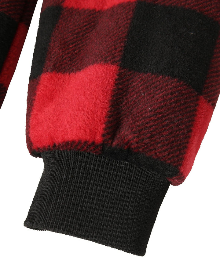 Trui met V-neck en ruitpatroon