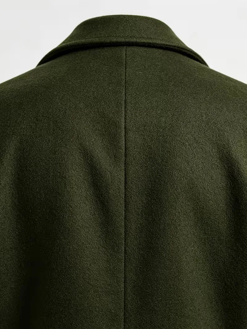 Trenchcoat met lapel collar