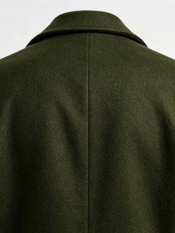 Trenchcoat met lapel collar