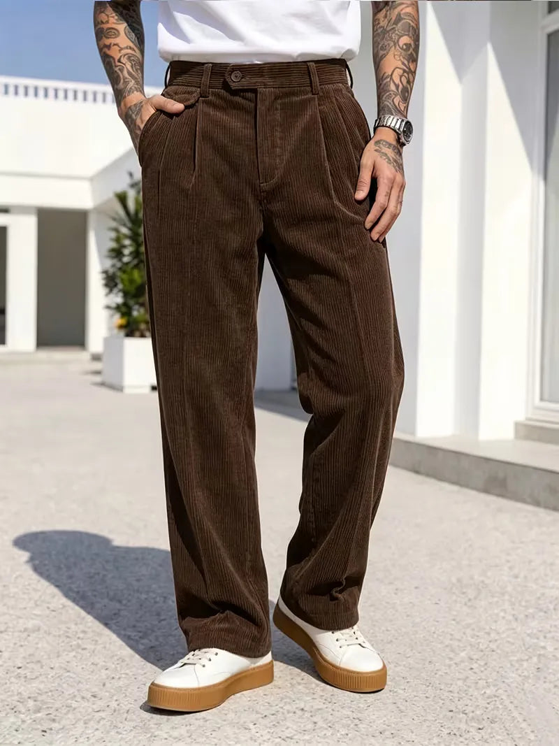 Pantalons met brede pasvorm
