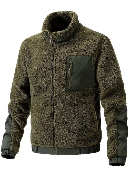 Bomberjack met fleece materiaal