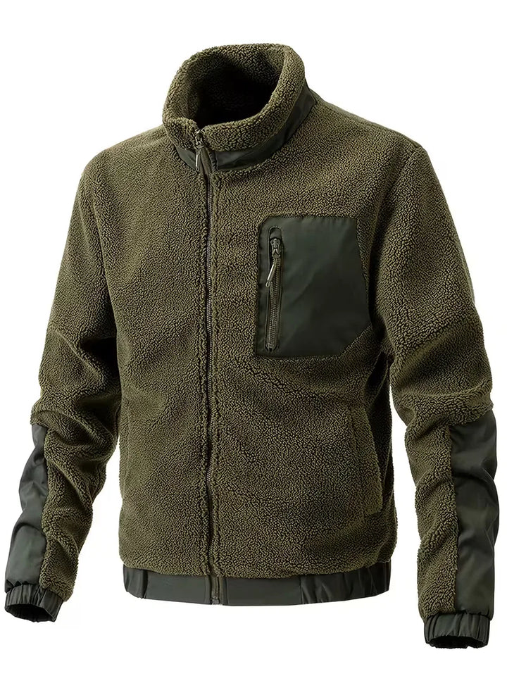 Bomberjack met fleece materiaal