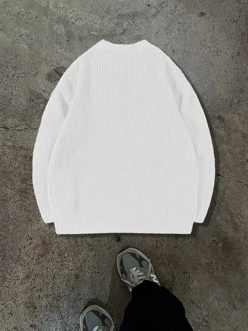 Oversized gebreide trui