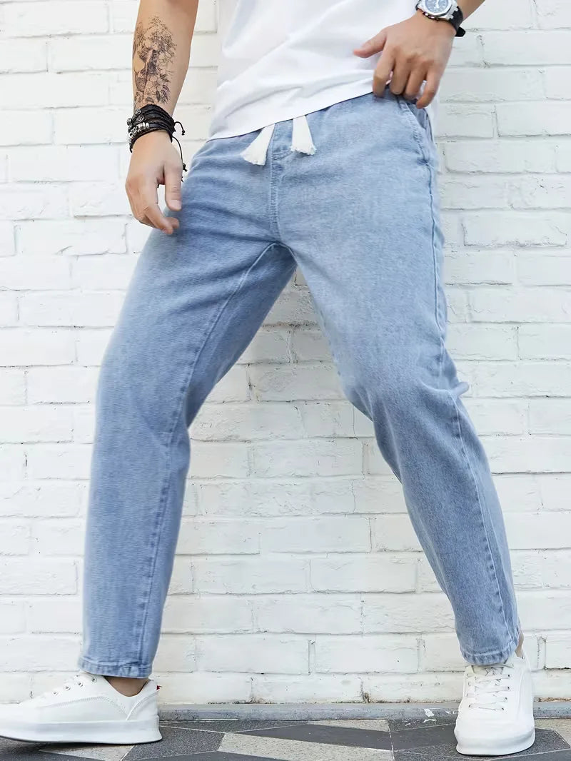 Joggers met elastische tailleband