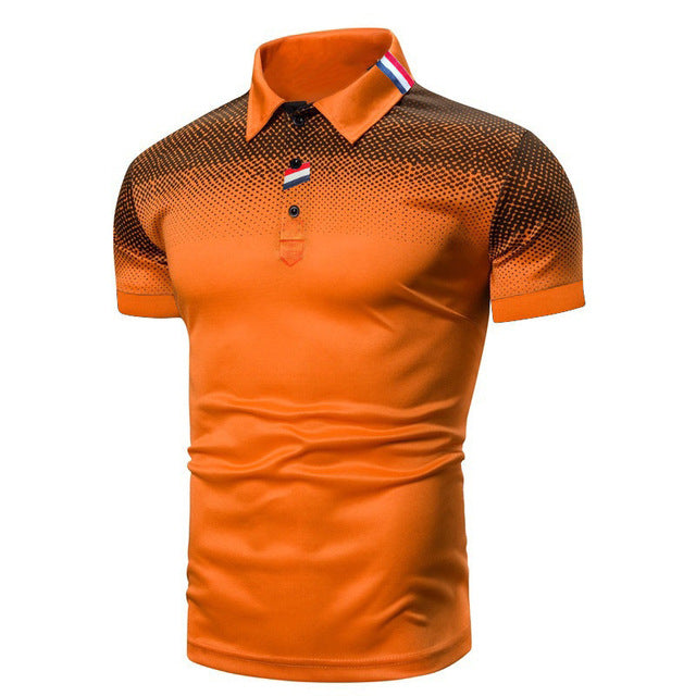 Herenpoloshirt in trendy zwart design, met korte mouwen en geribbelde kraag voor een moderne uitstraling en maximaal comfort.