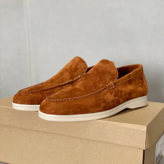 Auralie | Super stijlvolle en comfortabele luxury leren loafers voor mannen