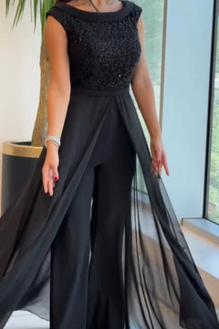 Jumpsuit met wijde pijpen
