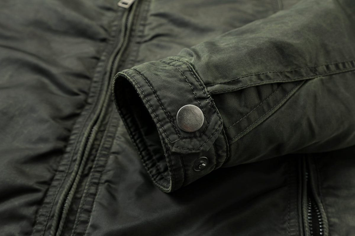 Bomberjack met mandarin collar