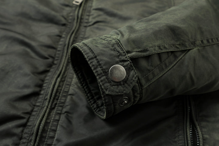 Bomberjack met mandarin collar