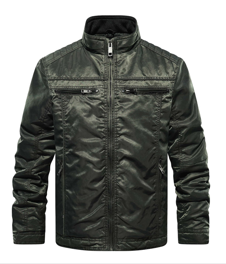 Bomberjack met mandarin collar