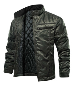 Bomberjack met mandarin collar