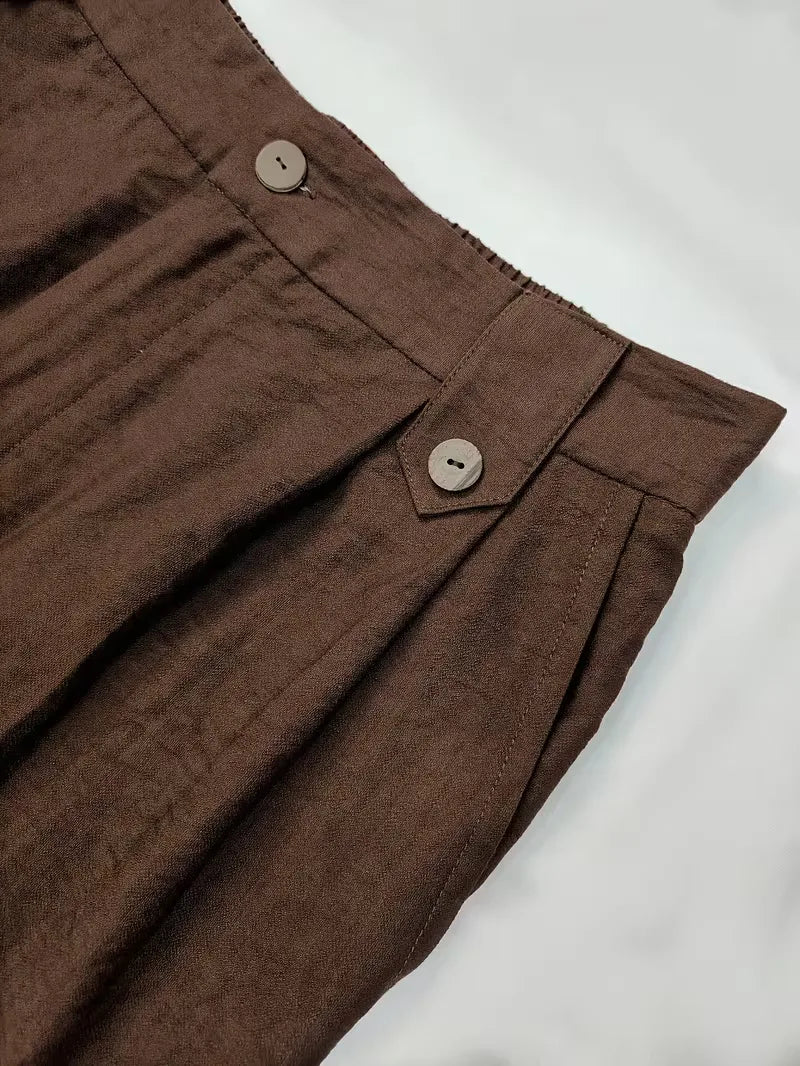 Pantalons met brede pijpen