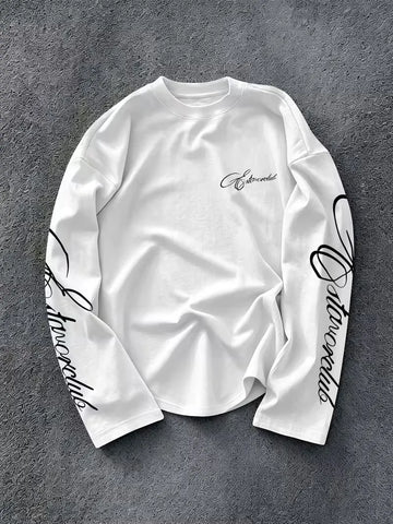 Longsleeve met crew neckline