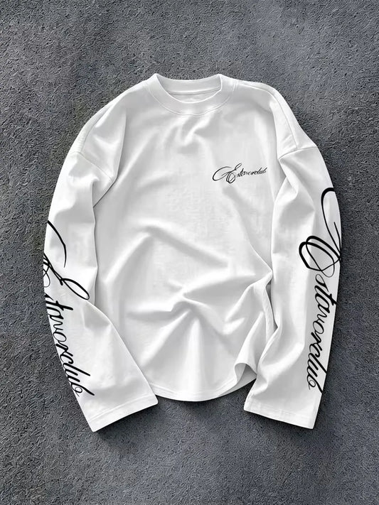 Longsleeve met crew neckline