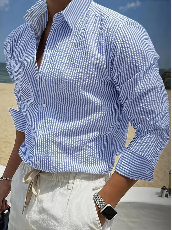 Casual overhemd met lange mouwen