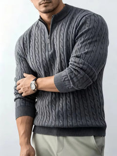 Kabeltrui met half-zip