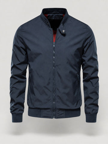 Hugo | Flight jacket with standing collar and zipper closure