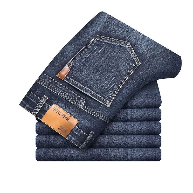 Slim fit jeans met stretch denim