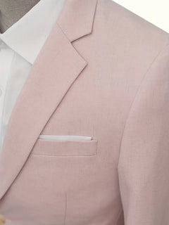 Blazer met V-hals en knopen