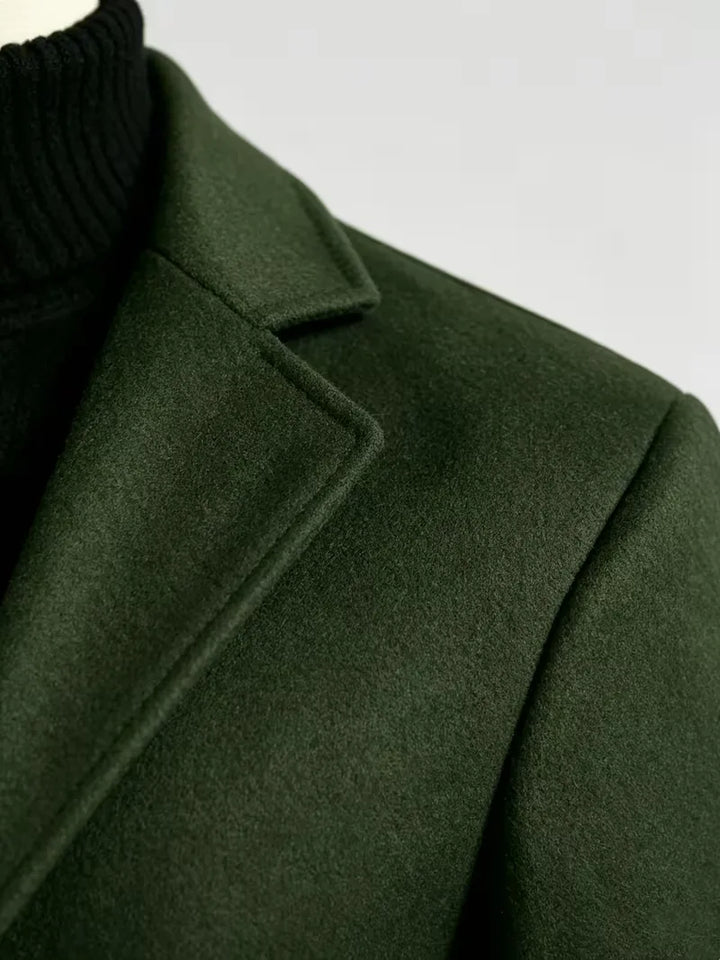Trenchcoat met lapel collar