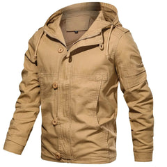 Parka met capuchon en meerdere zakken