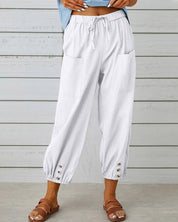 Nina | Losse broek met hoge taille