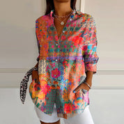 Stijlvolle Bloemenprint Blouse - Fleur