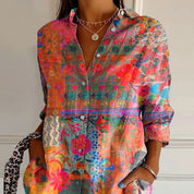 Stijlvolle Bloemenprint Blouse - Fleur