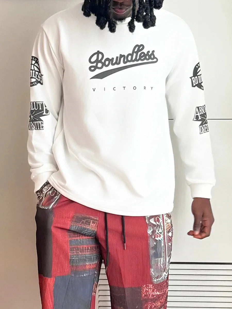 Longsleeve met graphic lettering