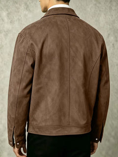 Bomberjack met lapel collar