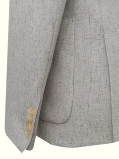 Linnen colbert slim fit